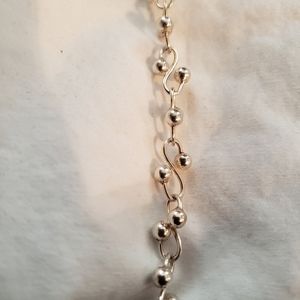 STERLING SILVER "S" LINK BRACELET - 925